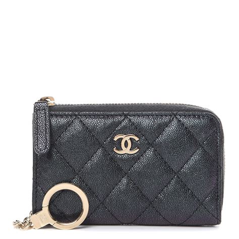 chanel key holder 2019|chanel zipped key holder.